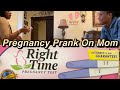 Pregnancy Prank On Mom🙀