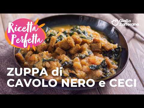 ZUPPA di CAVOLO NERO e CECI - CREMOSA e PROFUMATA🥣🌿