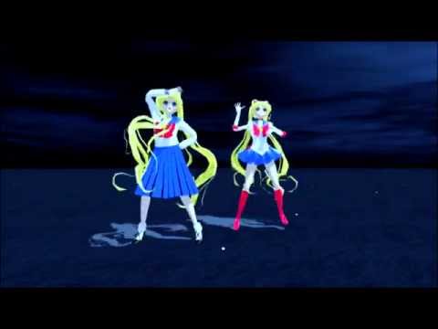 MMD Sayloor moon crystal romeo and ciderella