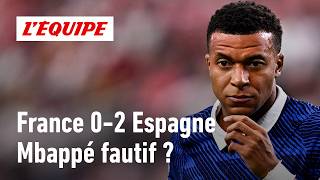 "Mbappé isn't pressing": Is the captain of Les Bleus to blame against Spain?