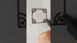 square design 😍💫♥️💚 short video #viral #shorts