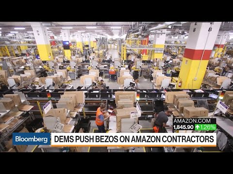 Democrats Push Bezos on Amazon Contractors Democrats Push Bezos on Amazon Contractors