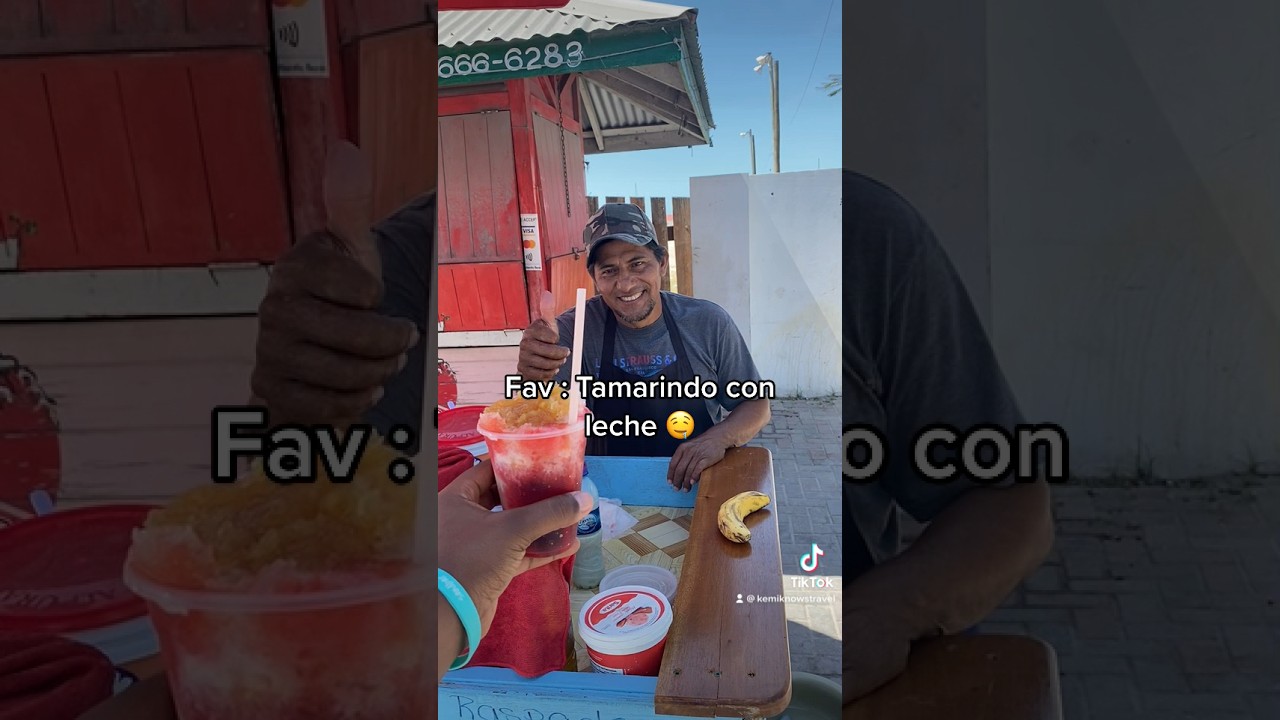 Belize street eats 🍧 #shorts