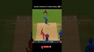 Realistic bowling of Andre Russell 😱💯 #shorts
