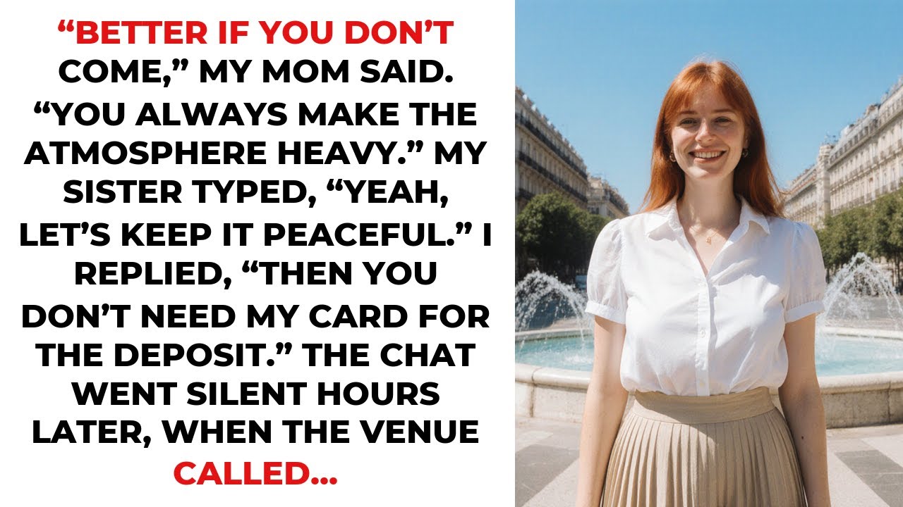 “Better If You Don’t Come,” My Mom Said. “You Always Make The Atmosphere Heavy.” My Sister Typed...