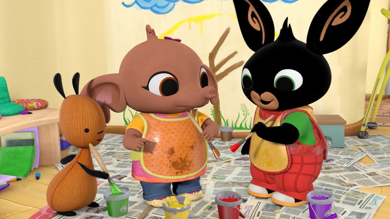 Il murale, Giocare a Palla, Il cellulare e ALTRI | Bing e i Suoi Amici - Italiano TV