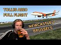 FULL FLIGHT | A320 Newcastle to Brussels