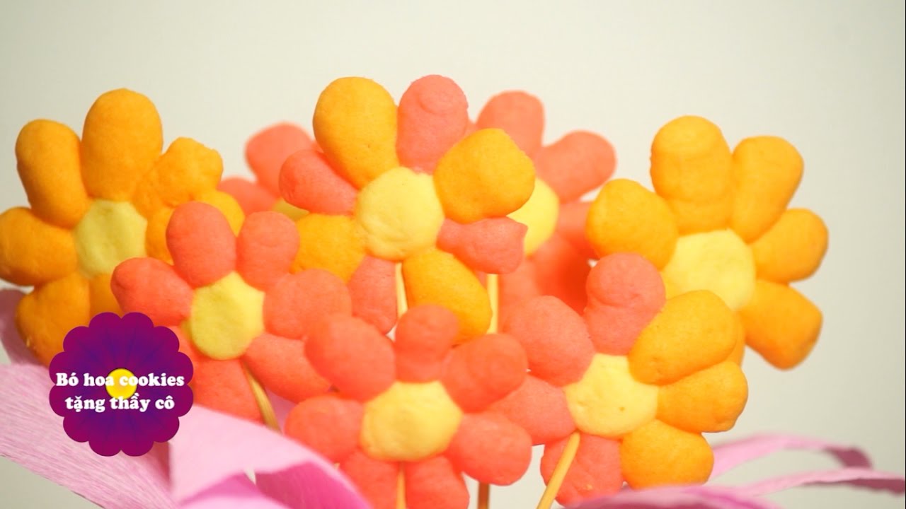 BÓ HOA COOKIES TẶNG THẦY CÔ - NẤU NƯỚNG THẬT LÀ VUI... - youtube