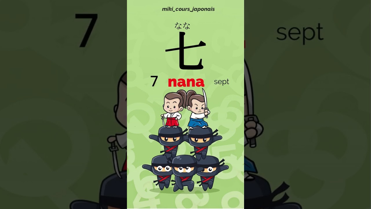 数字（すうじ suuji) nombre en japonais - YouTube