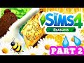 🌈🌻 LET'S PLAY THE SIMS 4 SEASONS [PART 2] The Bees Knees!