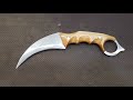 Making a Karambit Knife From an Old Saw Blade
