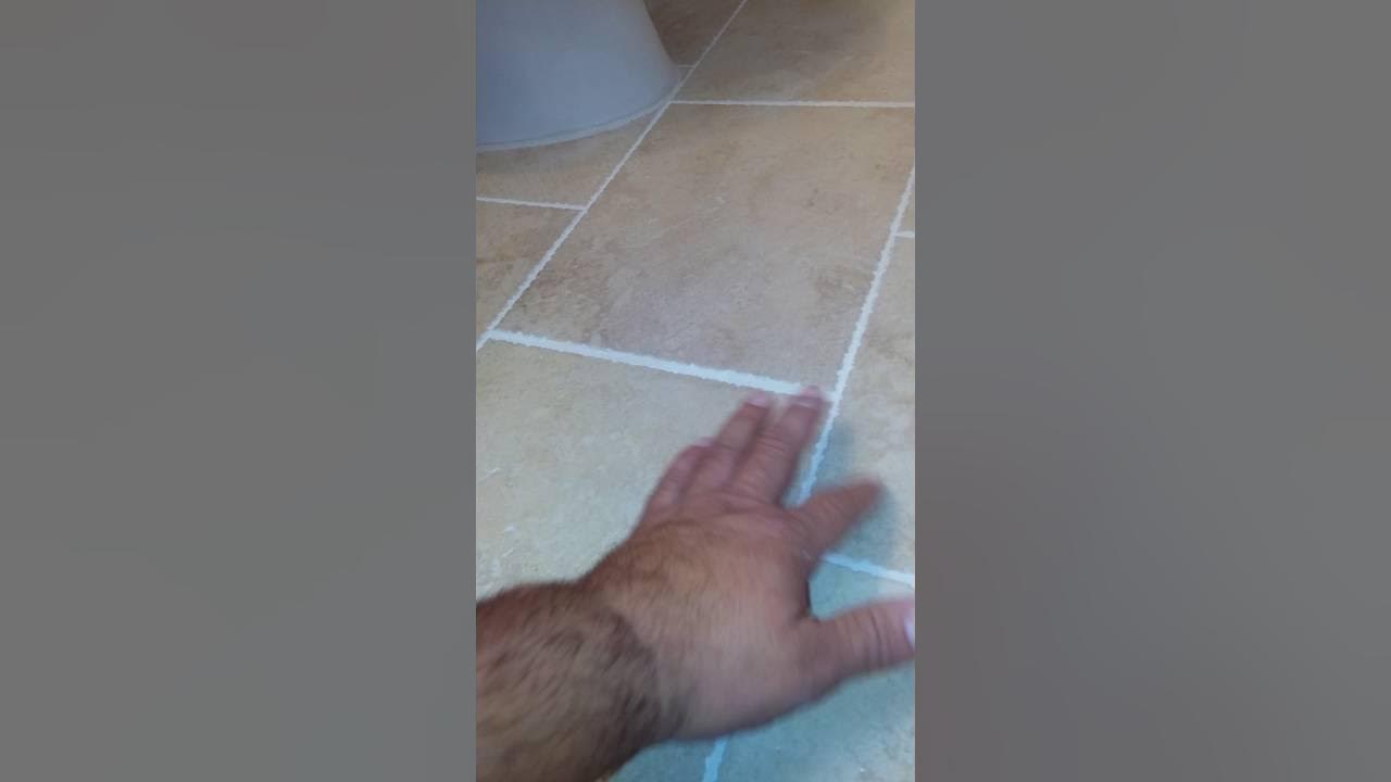 Grout fix for crumbling grout lines. YouTube