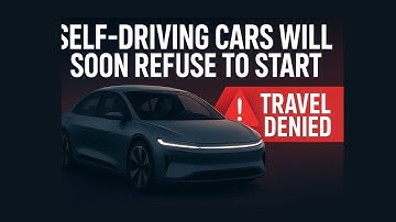 Self-Driving Cars Will Soon Refuse to Start Ai