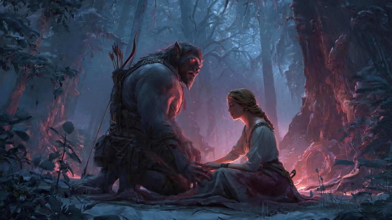 Ela Removeu as Flechas do Estranho Moribundo —Ele Se Ergueu como Rei Alfa Amaldiçoado e a Fez Rainha