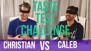 TASTE TEST CHALLENGE 1 - CHRISTIAN VS CALEB by Two Shakes of Happy 510 views 5 years ago 4 minutes, 40 seconds