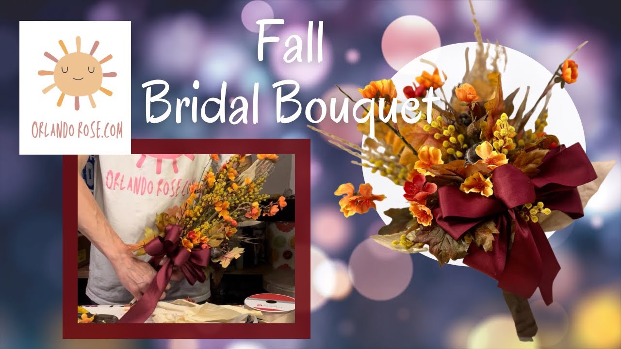 fall-flower-wedding-bouquets-diy-wedding-youtube
