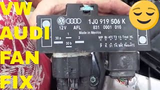 VW/Audi  Fan Relay Cooling Fan Control Unit Module Relay