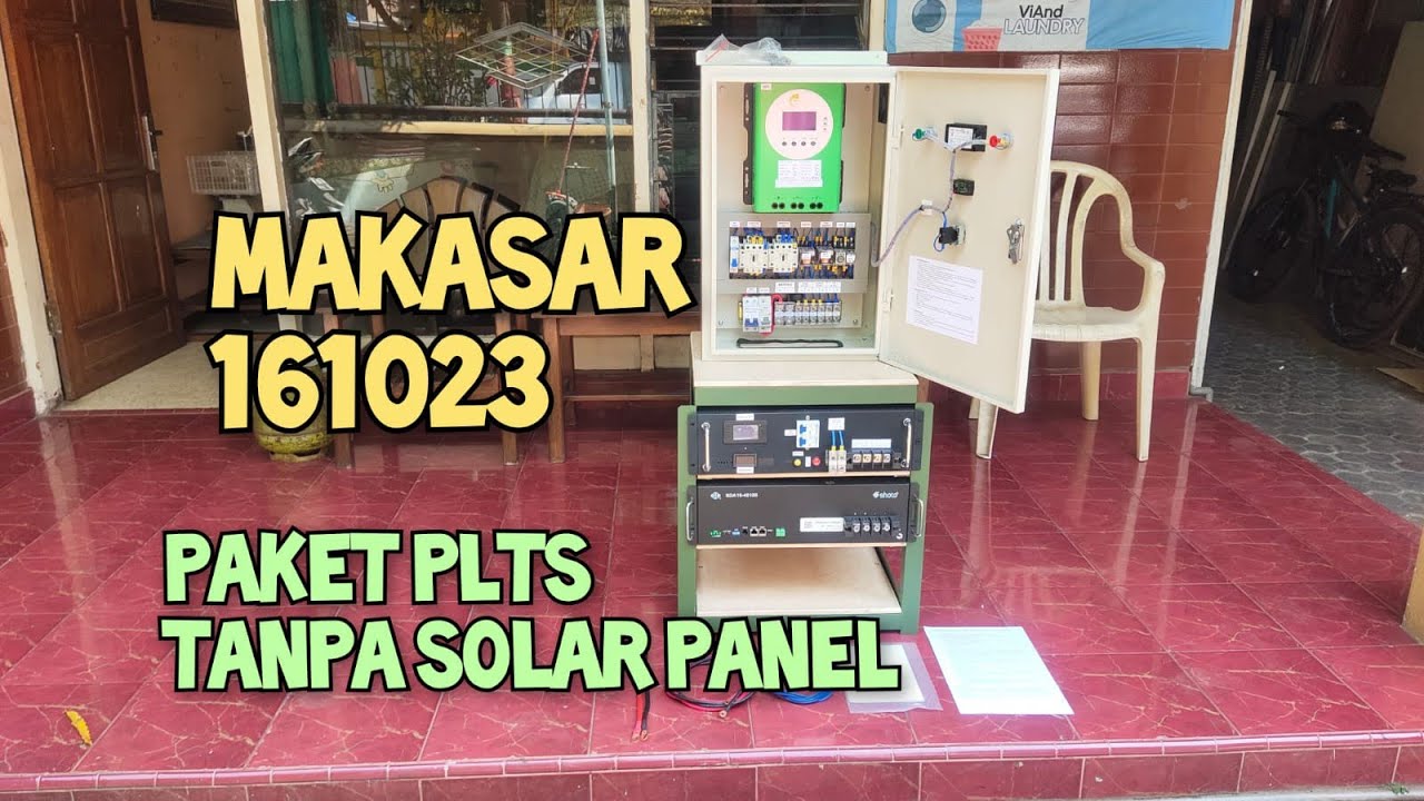 paket PLTS komplit tanpa solar panel - YouTube