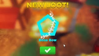 Bone bow!! (Crafting) - Treasure Quest