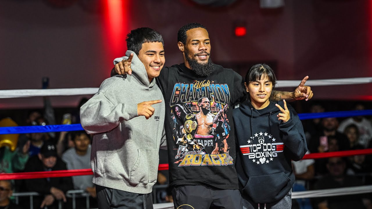 Me working out with Lamont roach!🙏👊👏🙌🥊 (btw a little short video)