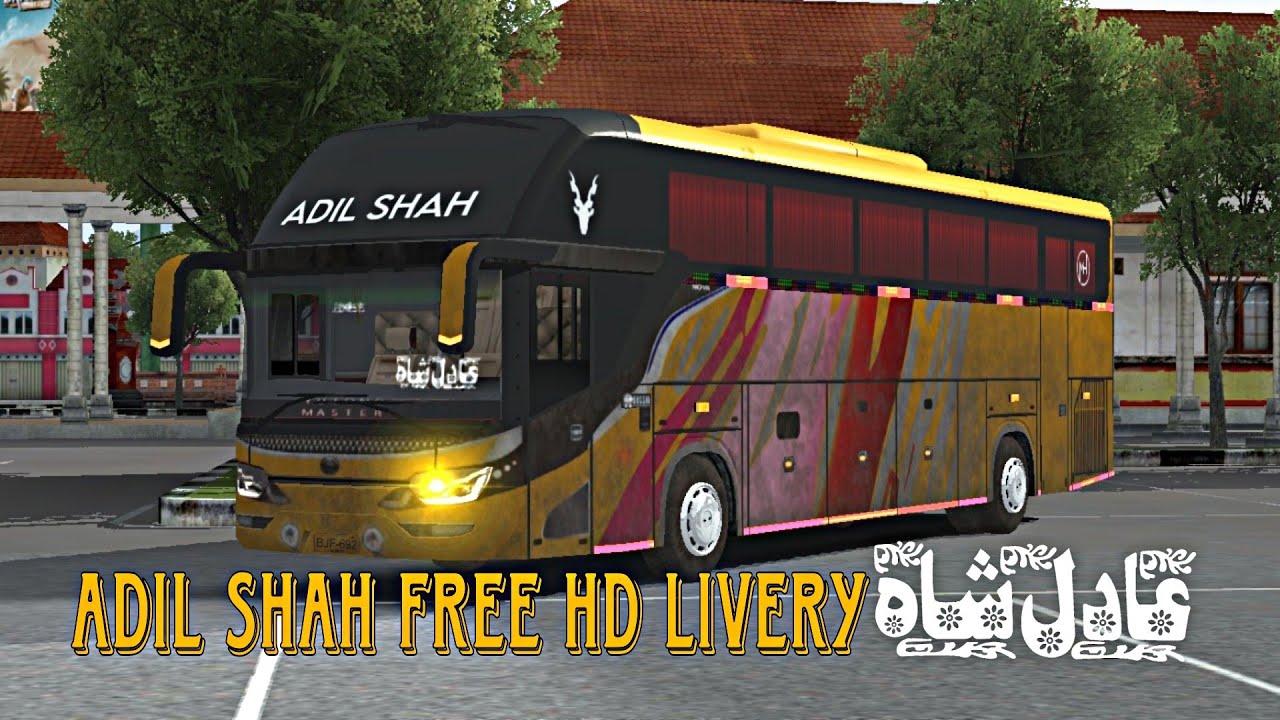 ADIL Shah Nova Master Livery | Bus Simulator Indonesian Pakistani Buses Livery |