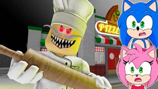 Details Sonic and Amy ESCAPE Papa Pizza's Pizzaeria in ROBLOX (SCARY) News