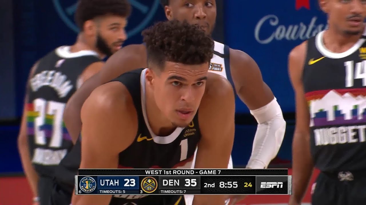 Denver Nuggets vs Utah Jazz GAME 7 1st Half NBA Playoffs YouTube