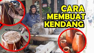 PEMBUAT KENDANG  TERKENAL DI SOLO RAYA  HENGKI (SLAMET KENDANG) || CARA MEMBUAT KENDANG