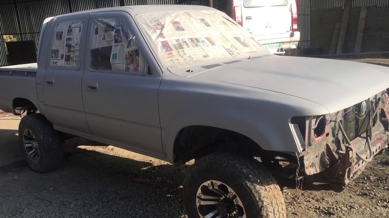 Toyota Hilux LN105 Restoration & Re Paint YouTube