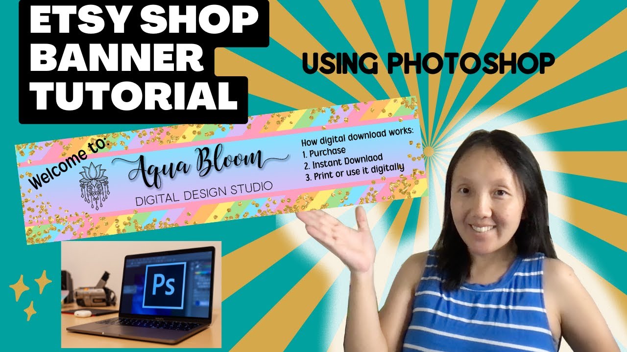 How to create an etsy shop banner etsy shop for beginner