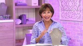 Diamonique X Kathy Levine A To Z Initial Pendant Necklace, Ss On Qvc