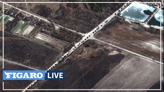 ????Ukraine: un convoi militaire russe de 64 km de long avance sur Kiev