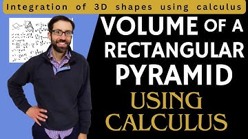 Volume of Rectangular Pyramid using calculus