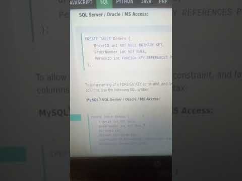 Create foreign key