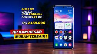 7  HP RAM 8GB Terbaik PALING MURAH Spesial Agustus 2026