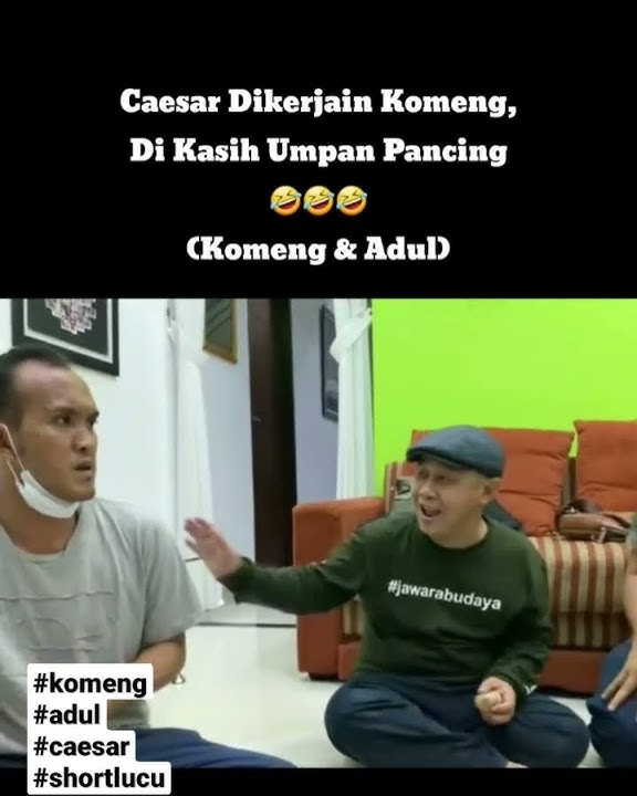 Caesar Dikerjain Komeng,Dikasih Umpan Pancing 🤣🤣🤣 #komeng #komedi #shorts