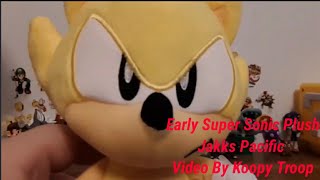 Early Plush Review Jakks Pacific Super Sonic Plush