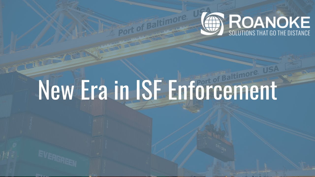 New Era in ISF Enforcement
