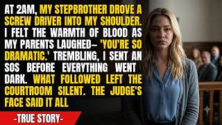 Details At 2AM My Stepbrother Stabbed Me — Parents Laughed, But The Judge’s Verdict Silenced Everyone Guide