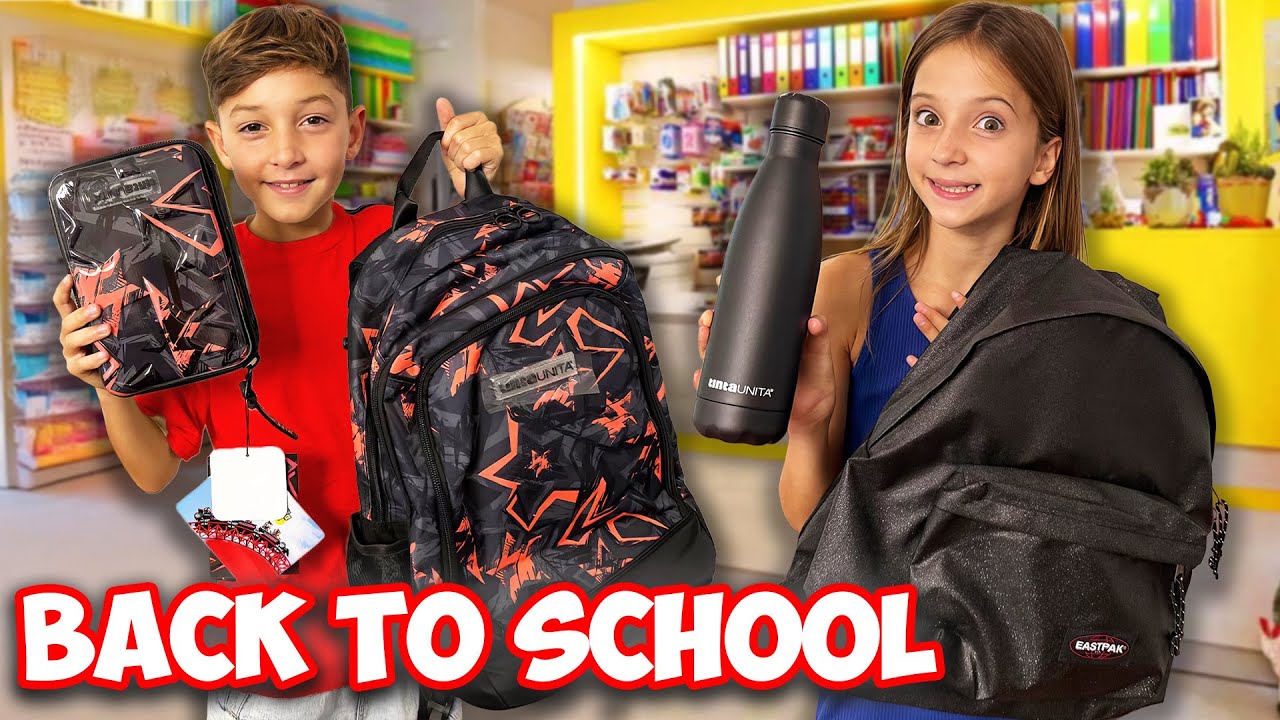 BACK TO SCHOOL , ANDIAMO A COMPRARE TUTTO IL MATERIALE SCOLASTICO ! VLOGVI!