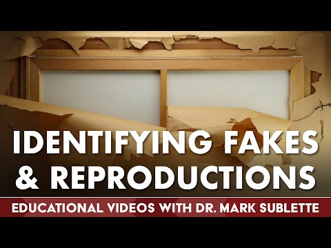 Jak rozeznat reprodukci od originálu pomocí jednoduchých pozorování | Dr. Mark Sublette