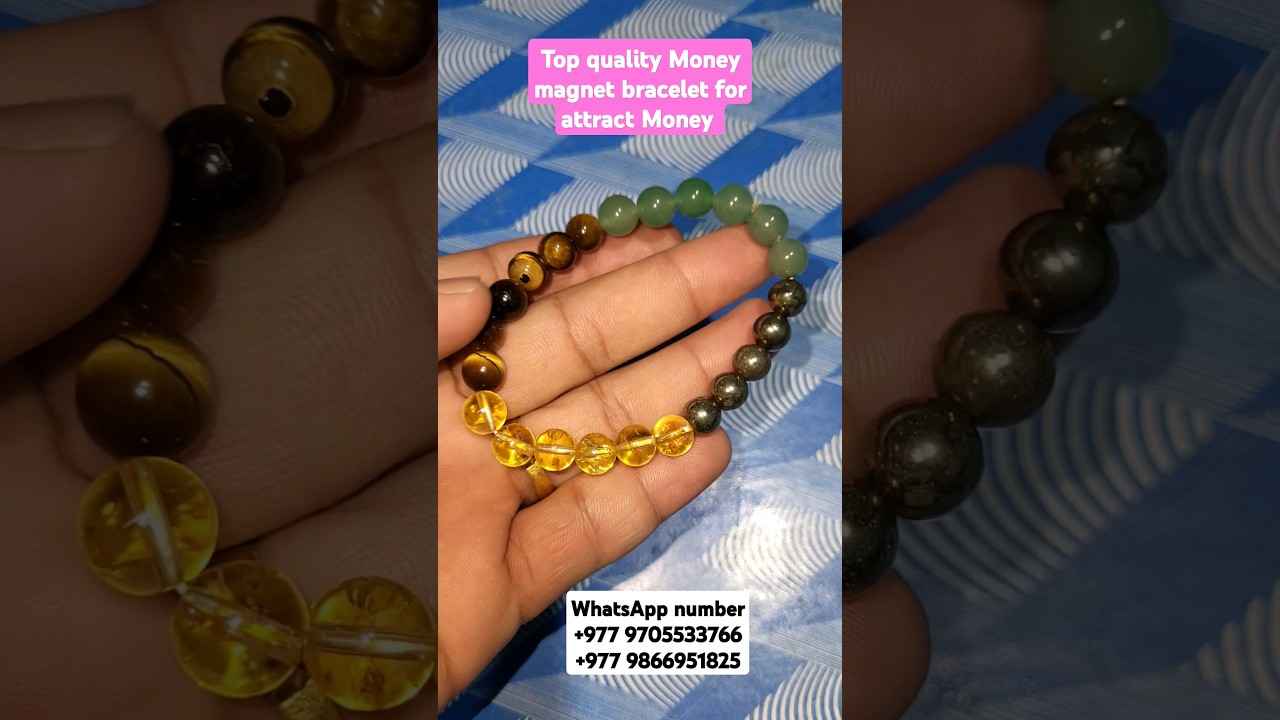 Money magnet bracelet 