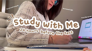Study (cram🤓) with me 24 hours before my Norwegian language test! 📚 Lofi bgm