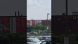 GO Transit train at Value Village at Rogers Rd in Toronto today on Thursday, June 2026.