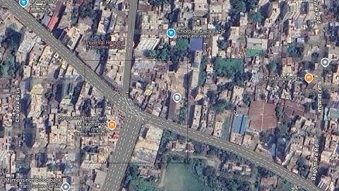 Traffic Simulation at Charpara Mor, Mymensingh | Sample PTV VISSIM Project | BUET