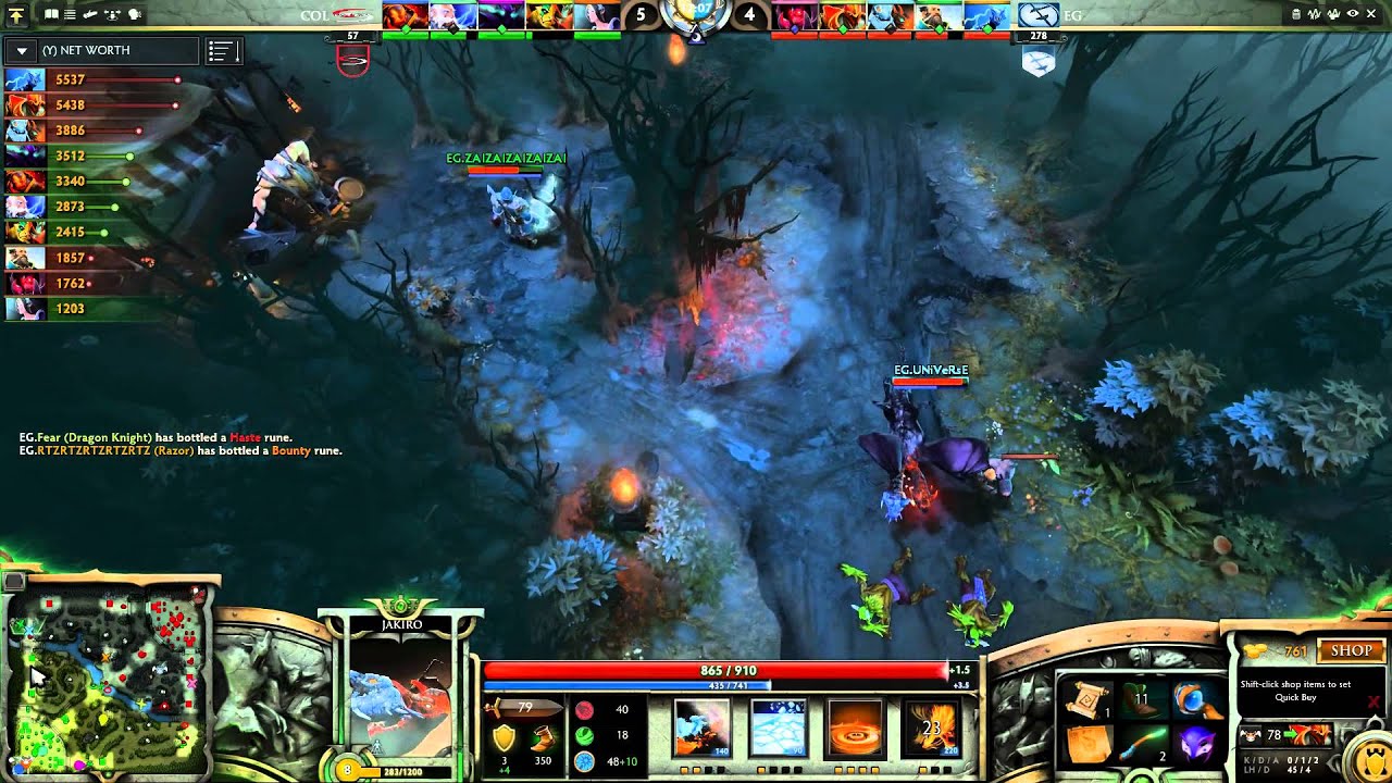 Dota 2 Pit League: Season 1 - Evil Geniuses vs Complexity - Game 2 =60 FPS=
