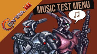 How to Enter the Secret Sound Test Menu | Cheat Code | Contra Spirits (SNES)