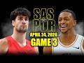 San Antonio Spurs vs Portland Trail Blazers Full Game 3 Highlights - April 24, 2026 | NBA Playoffs