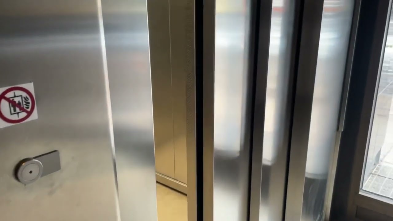 2020 Kone Monospace traction elevators @ Parketten parking garage, Umeå, Sweden.