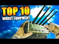 Top 10 "WORST EQUIPMENT" in COD HISTORY (Top Ten) Call of Duty | Chaos